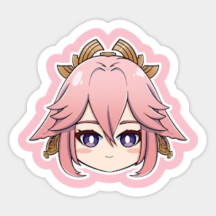 Yae Miko Genshin Inpact Sticker